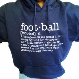 SALE - Cozy Unisex Foot Ball Hoodie Sweatshirt